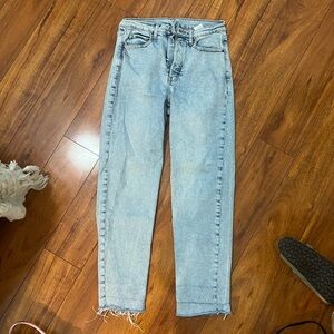 sky high straight jeans